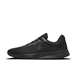 Nike Herren Tanjun Walking-Schuh, Black/Black-Barely Volt, 38.5 EU