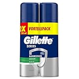 Gillette Duo Pack Series Sensitive Rasierschaum 2 x 250 ml