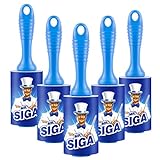 MR.SIGA Extra Sticky Lint Roller,Fusselrolle Fusselentferner Tierhaar-Fusselroller mit einfachen...