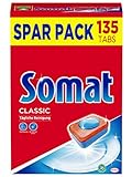 Somat Classic Spülmaschinen Tabs(135 Tabs), Geschirrspül Tabs für eine kraftvolle Reinigung,...