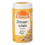 Ostmann Gewürze – Zitronenschale, gemahlene Schale für ein frisches Zitronen-Aroma, zum Backen...